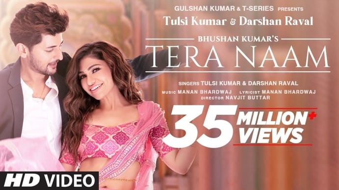 Read more about the article Tera Naam Lyrics ( तेरा नाम ) –  Darshan Raval x Tulsi Kumar